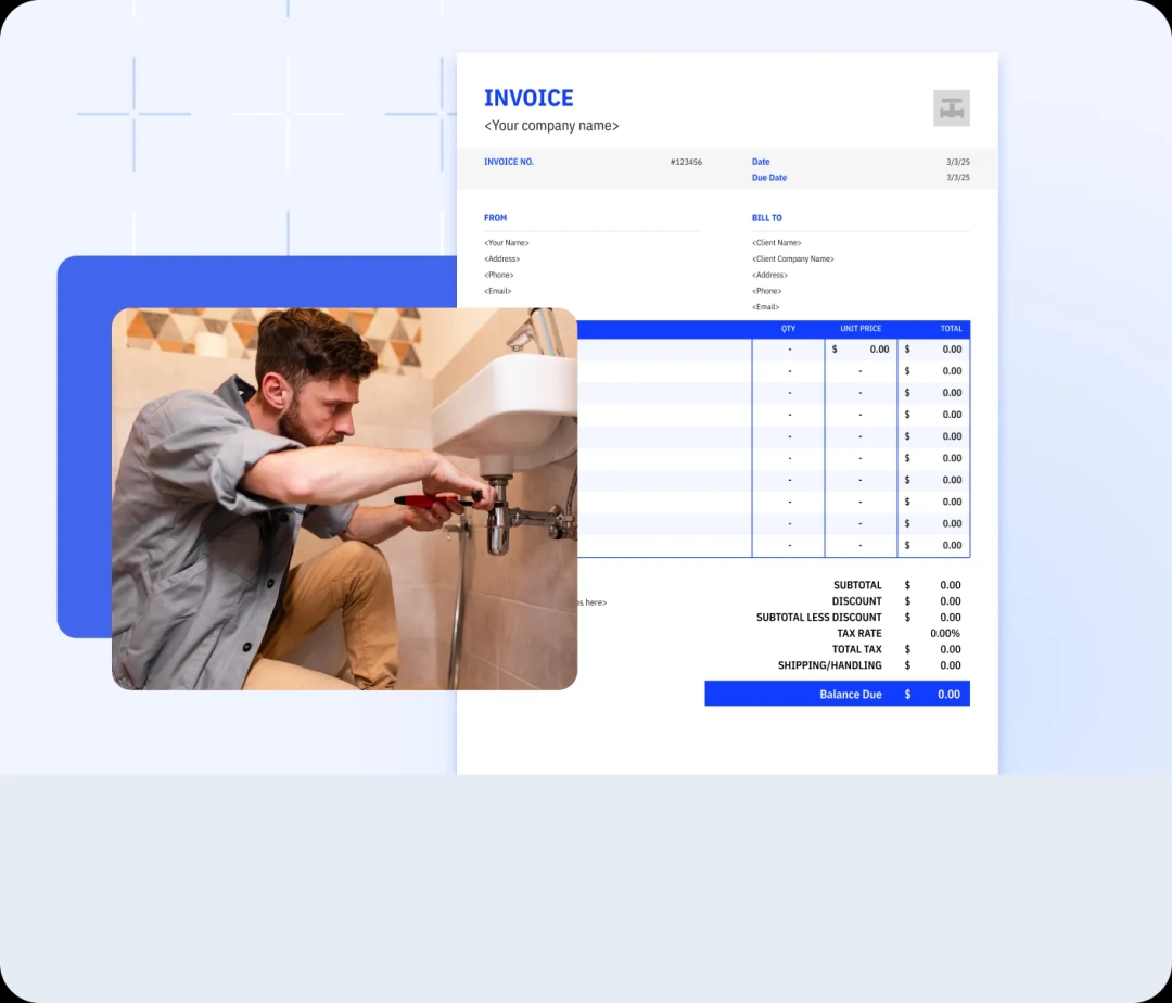 Plumbing Invoice Template