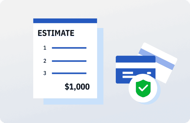 Estimated total calculation
