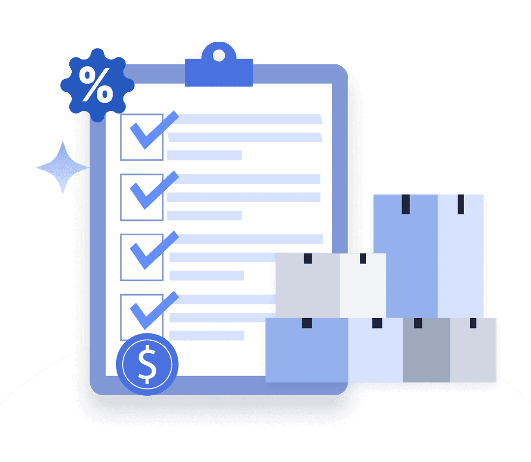 Annotated purchase order example