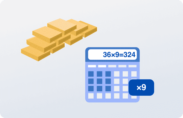 Quoted material calculation