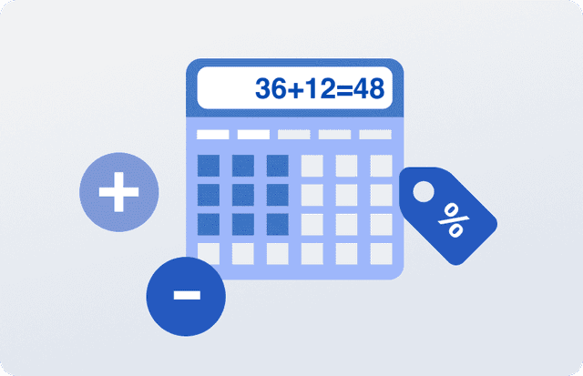 Receipt total calculation
