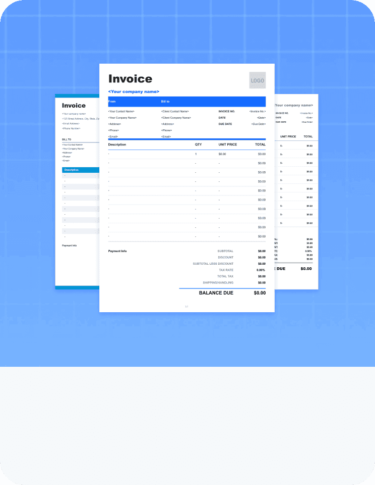 General invoice template