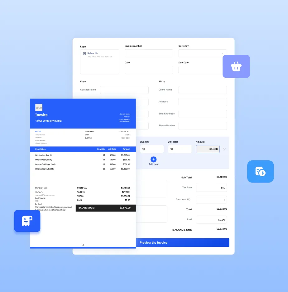 Invoice generator