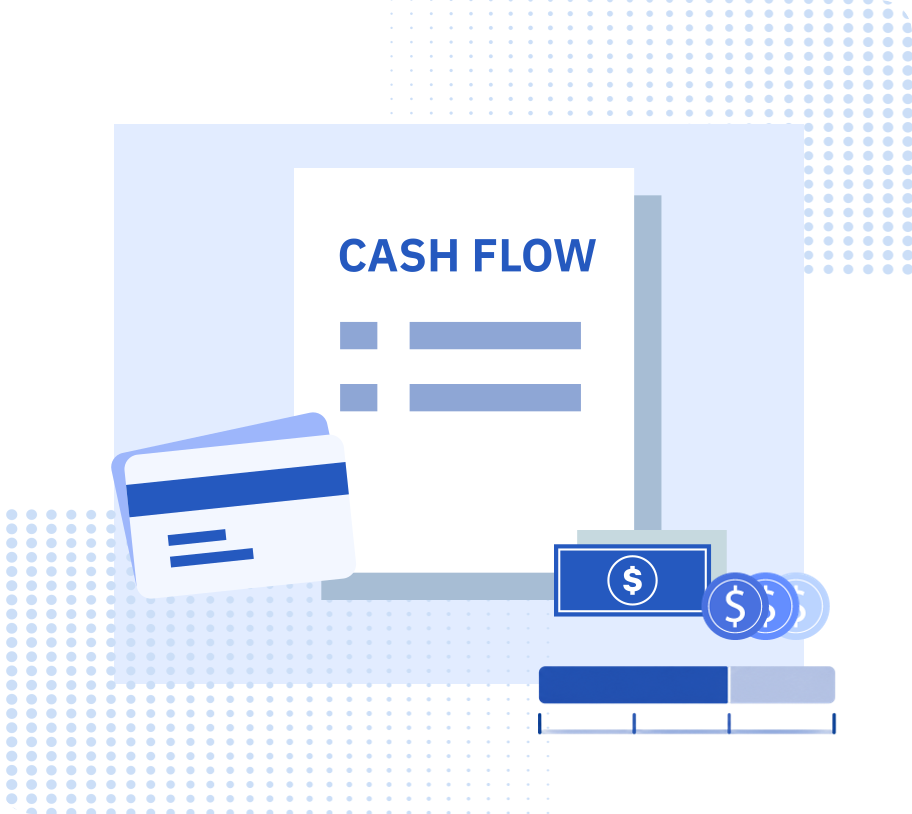 Cash flow calculation illustration