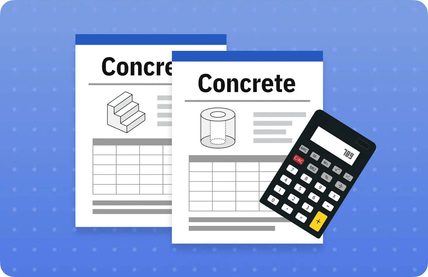 Concrete calculator
