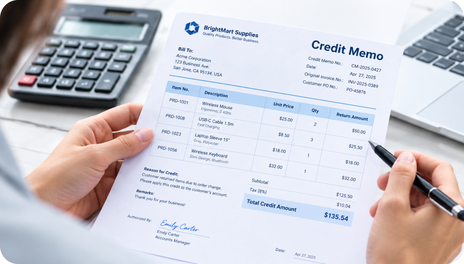 Credit Memo
