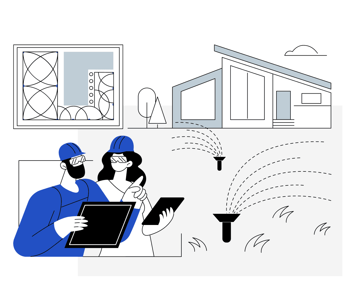 Landscaping estimate fields overview