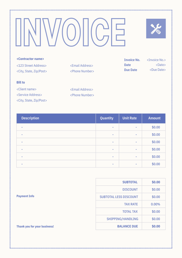 Elegant Invoice Template